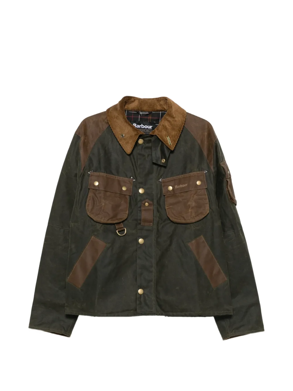 Barbour Speyford corduroy-collar multi-pocket jacket - Grün