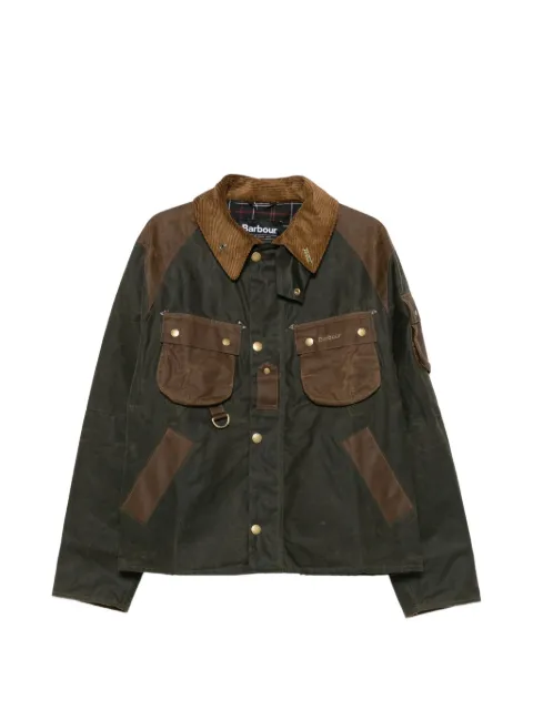 Barbour chamarra Speyford con cuello de pana y múltiples bolsillos