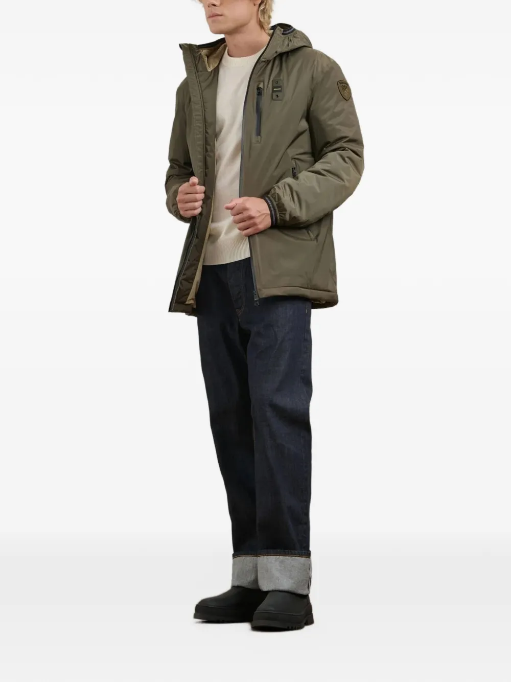 Blauer Jarvis hooded coat Groen