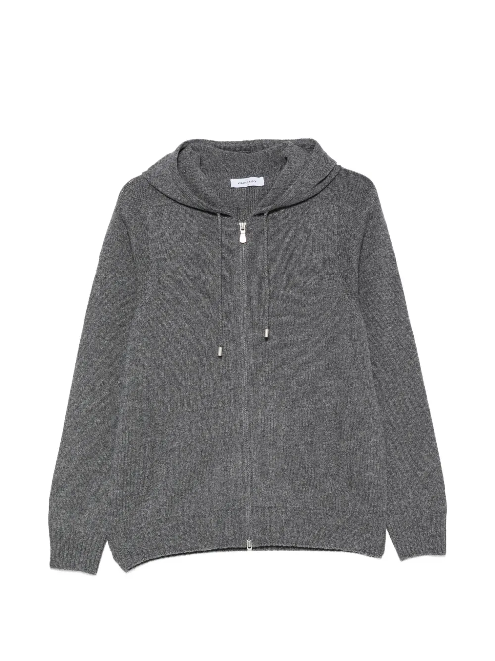 Gran Sasso zip-up cardigan - Grigio
