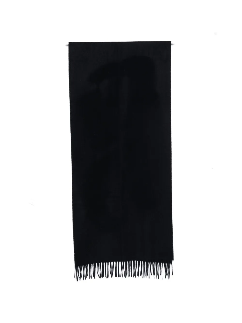 Gran Sasso fringed-edge scarf - Blu