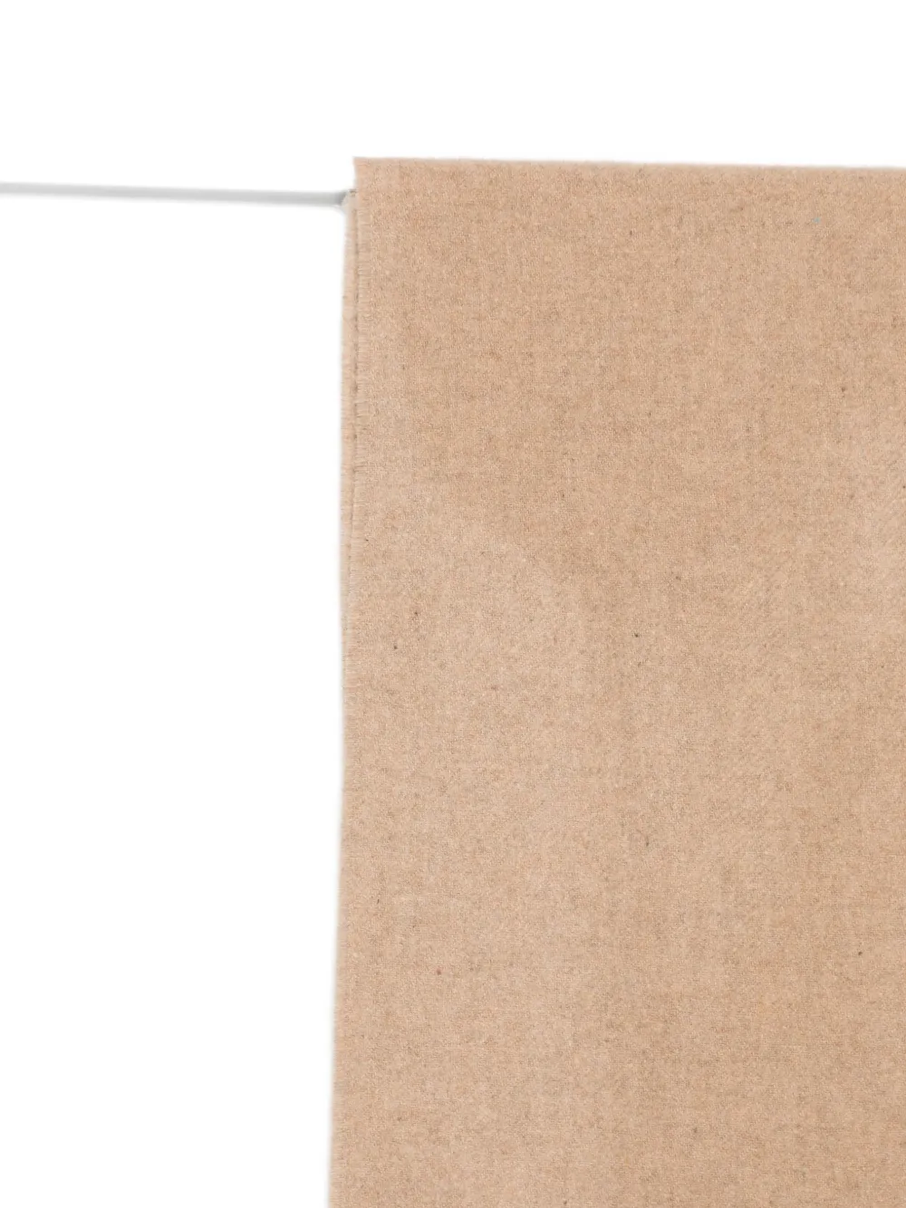 Gran Sasso fringed scarf Beige