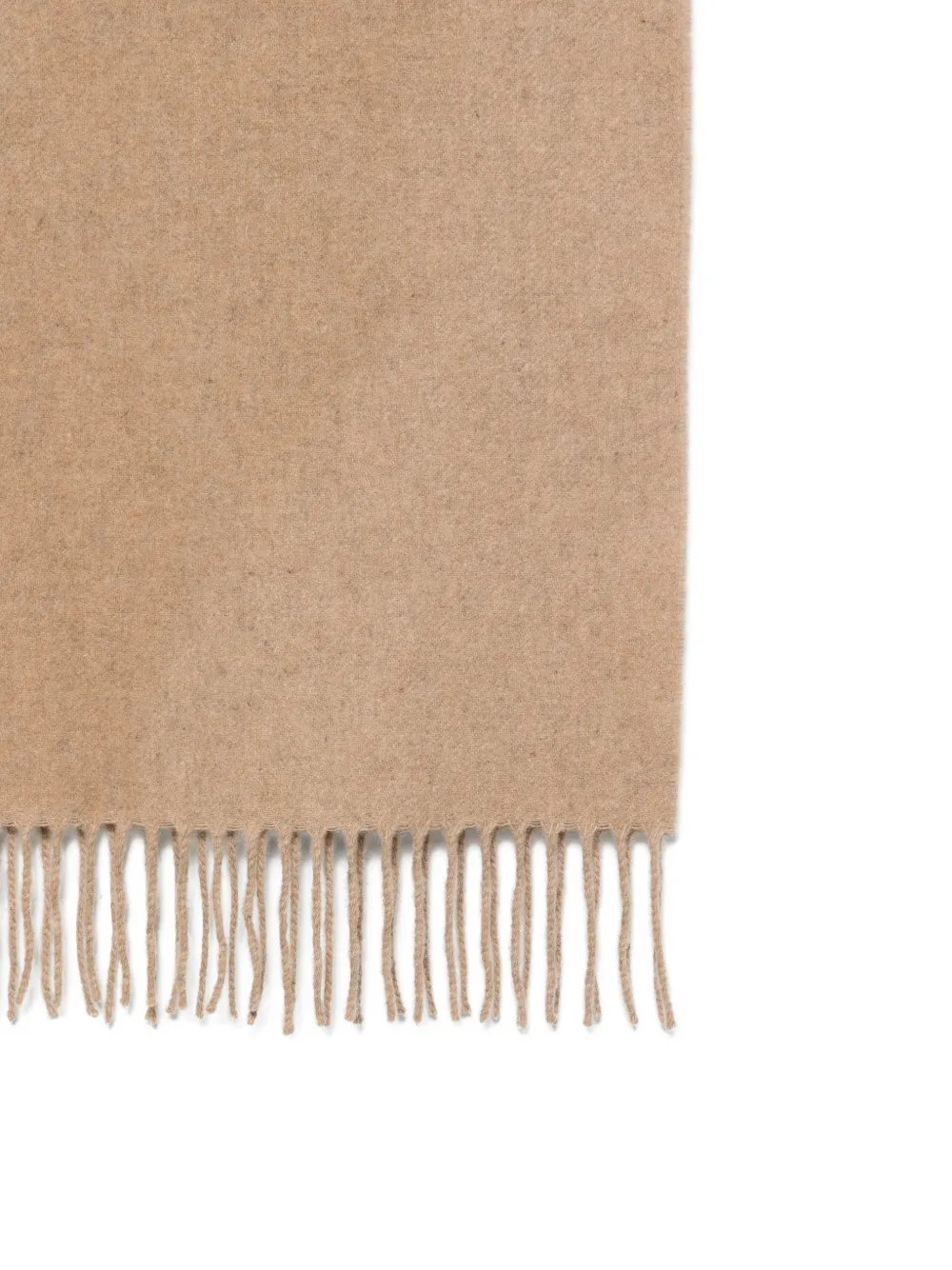 Gran Sasso fringed scarf Beige