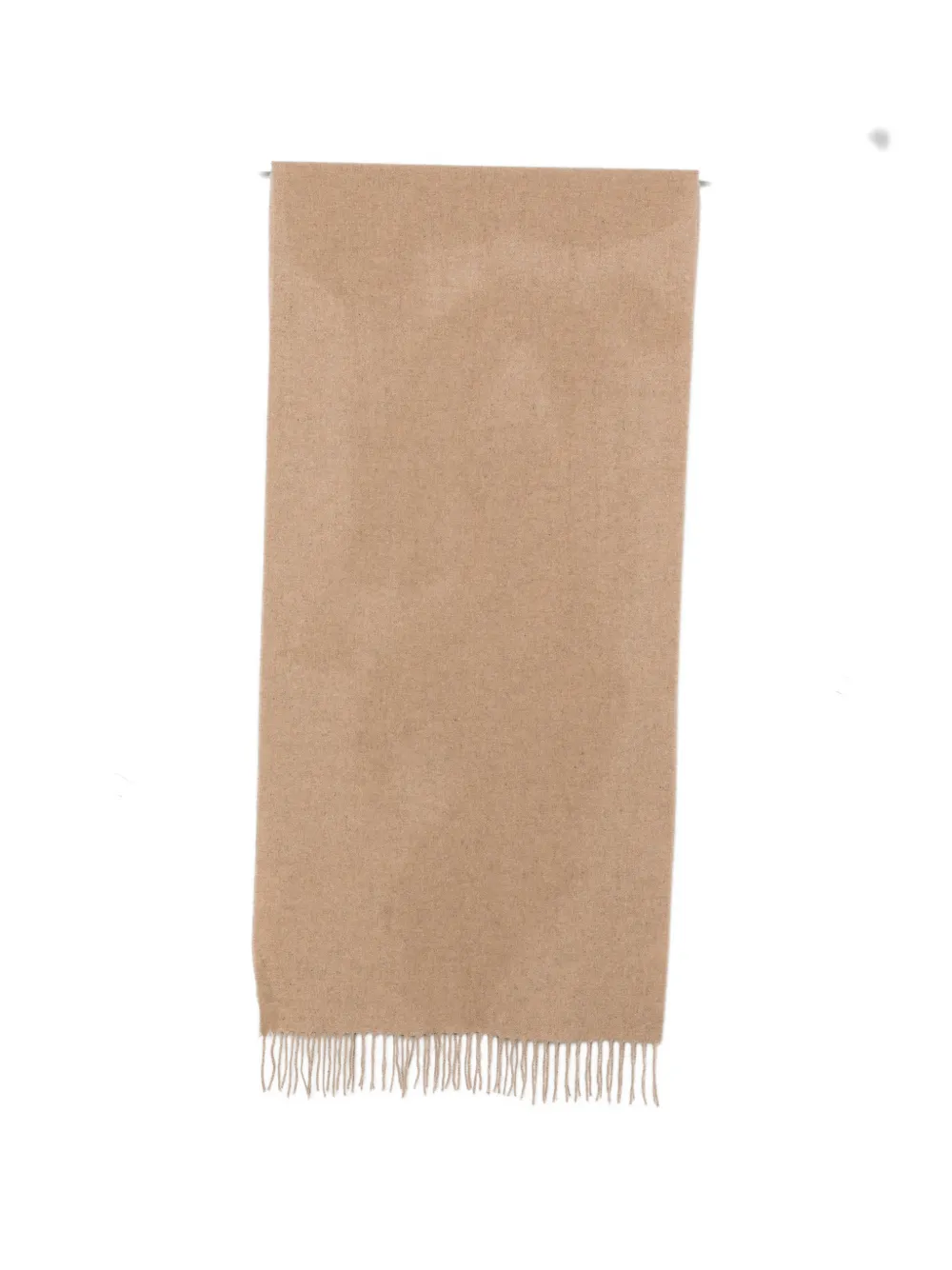 Gran Sasso fringed scarf - Toni neutri