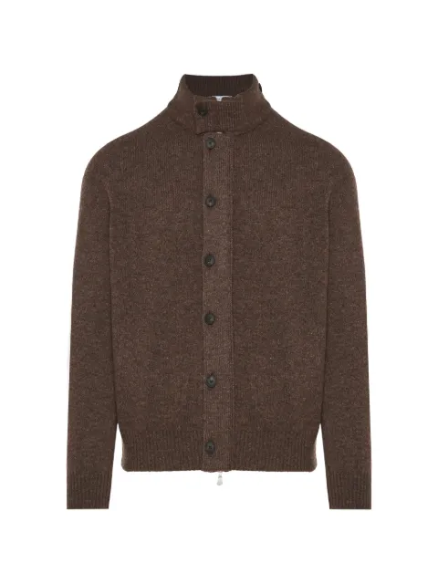 Gran Sasso button-fastening high-neck cardigan