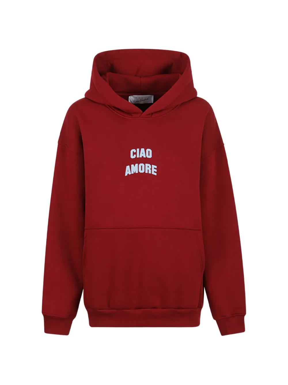 Giada Benincasa Ciao Amore Hoodie mit Logo - Rot