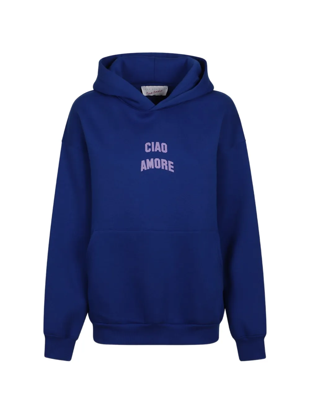 Giada Benincasa Ciao Amore Hoodie mit Logo - Blau