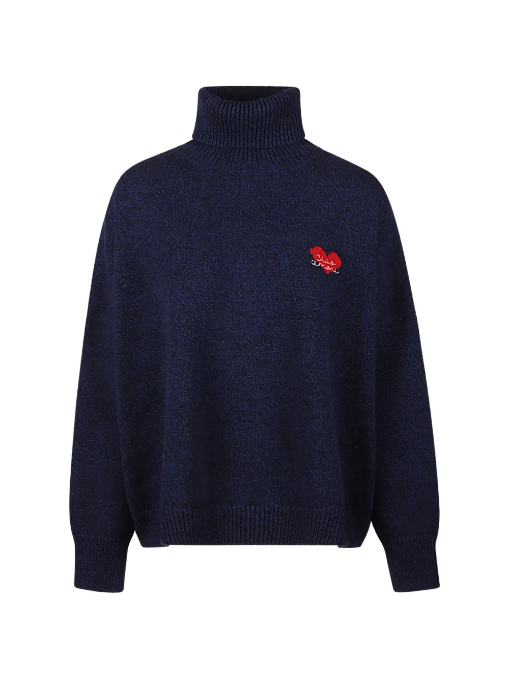 Giada Benincasa Heartbeat Rollkragenpullover - Blau