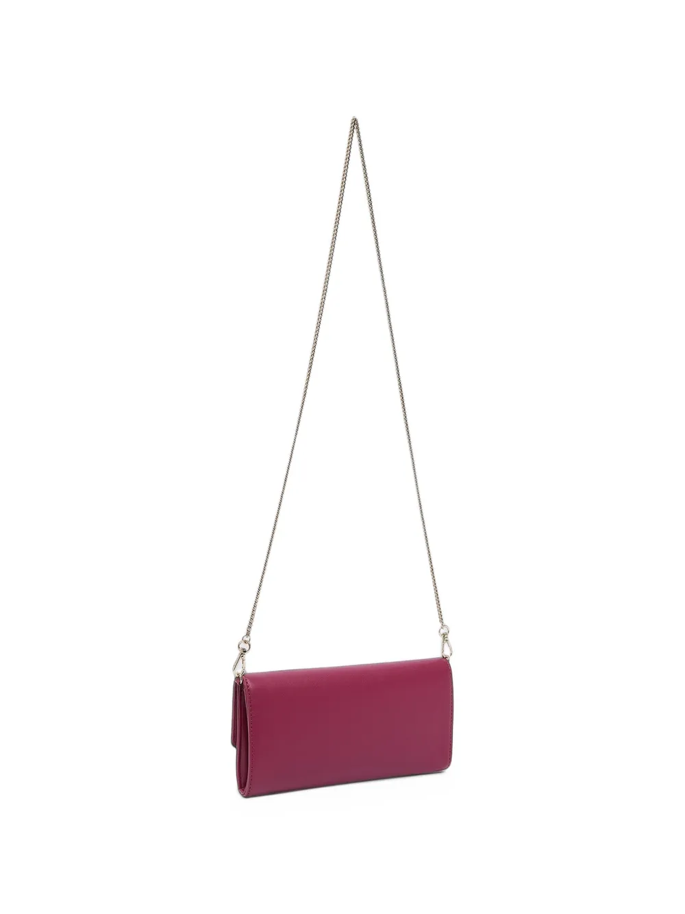 LIU JO logo-plaque medium pouch Roze