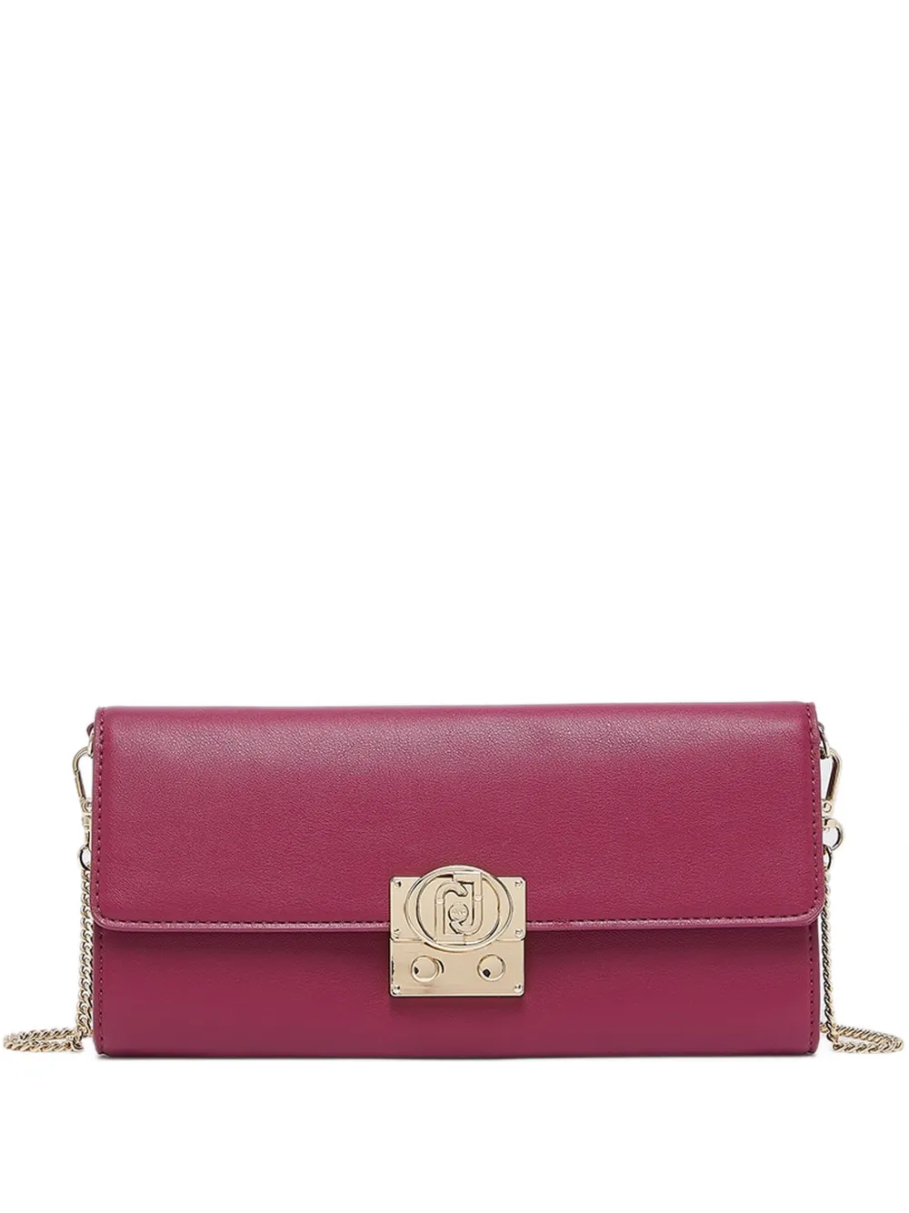 LIU JO logo-plaque medium pouch - Rosa