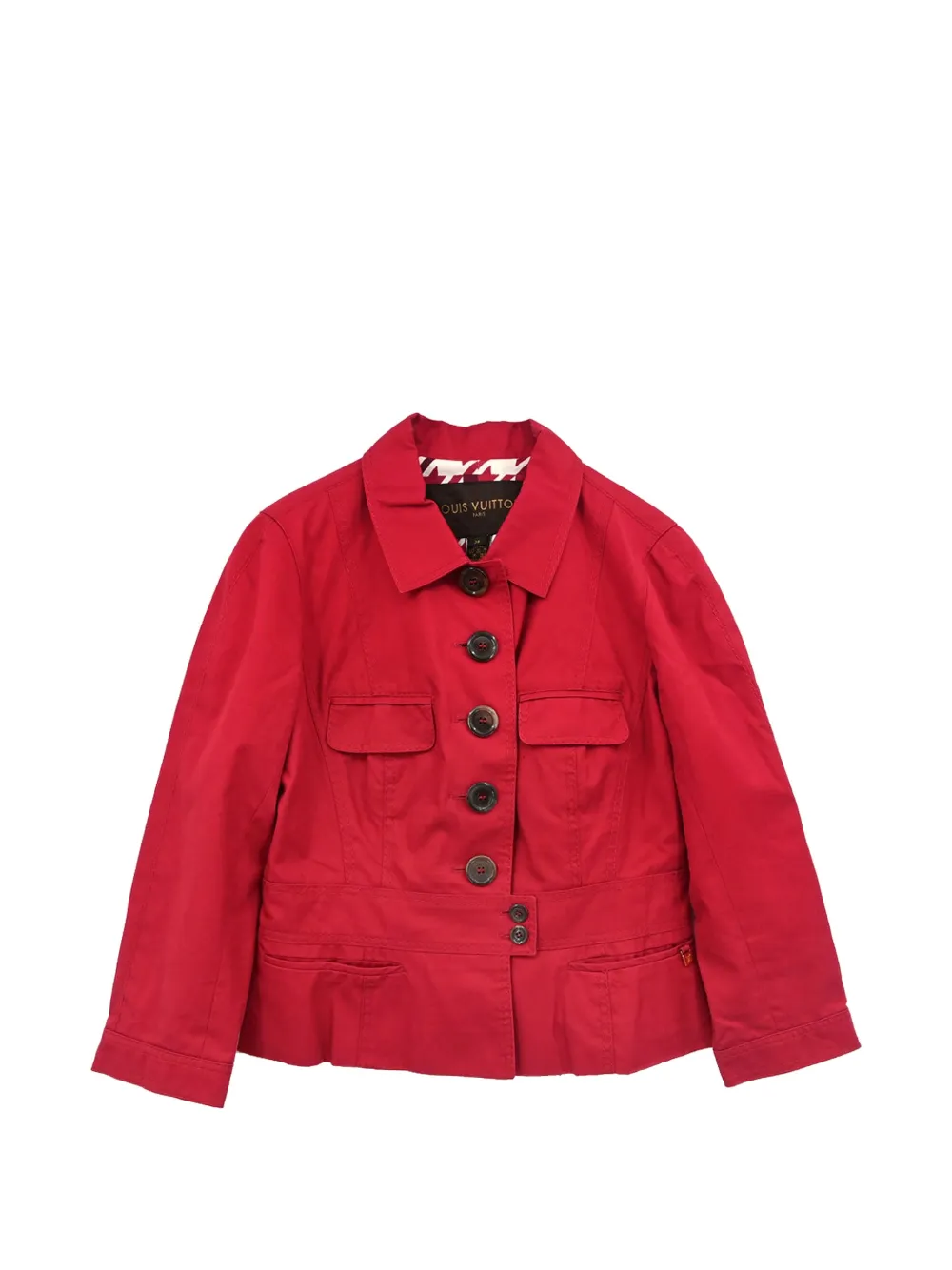 Louis Vuitton Pre-Owned button-front single-breasted jacket - Rosso