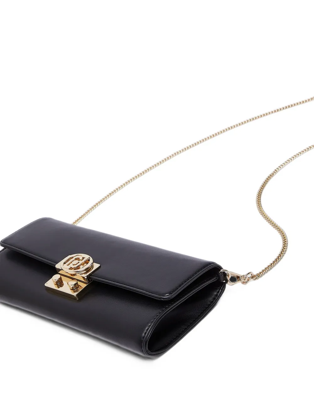 LIU JO logo-motif medium pouch Zwart