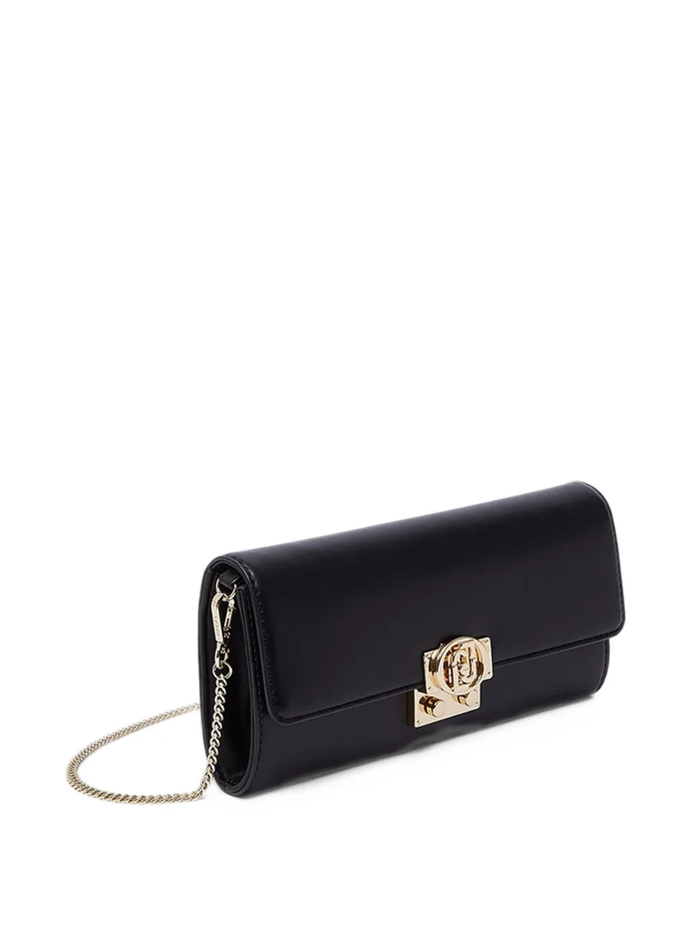LIU JO logo-motif medium pouch Zwart