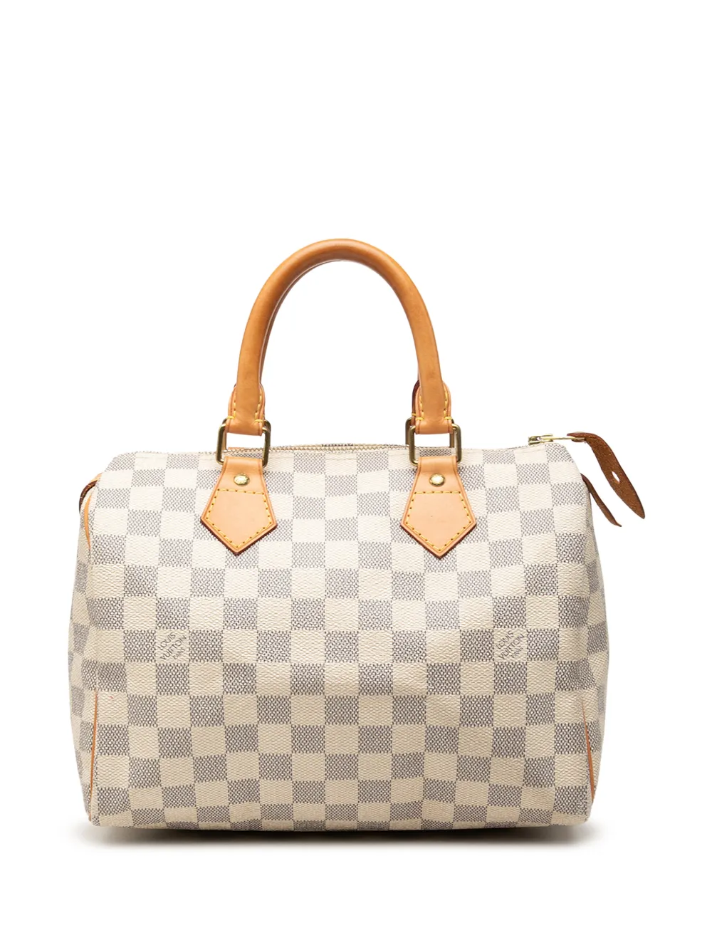 Louis Vuitton Pre-Owned 2010 Damier Azur Speedy 25 boston bag - Bianco