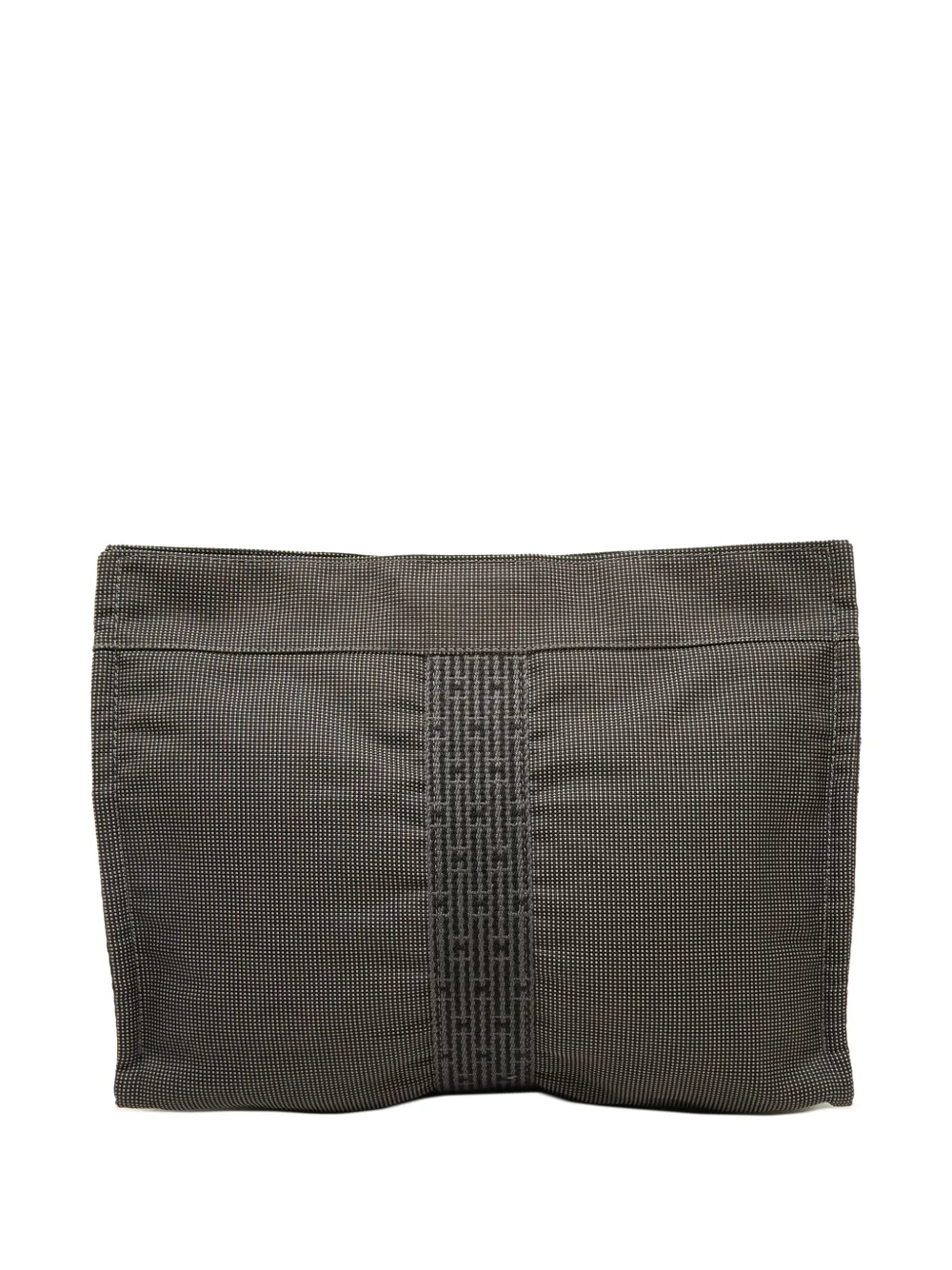 Hermès Pre-Owned 1990-2010 Canvas Herline clutch bag - Grau