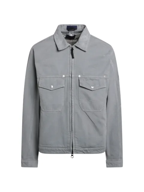 Stone Island chamarra 4100002 Corroded de mezclilla
