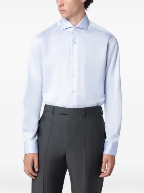 Xacus long-sleeved cotton shirt