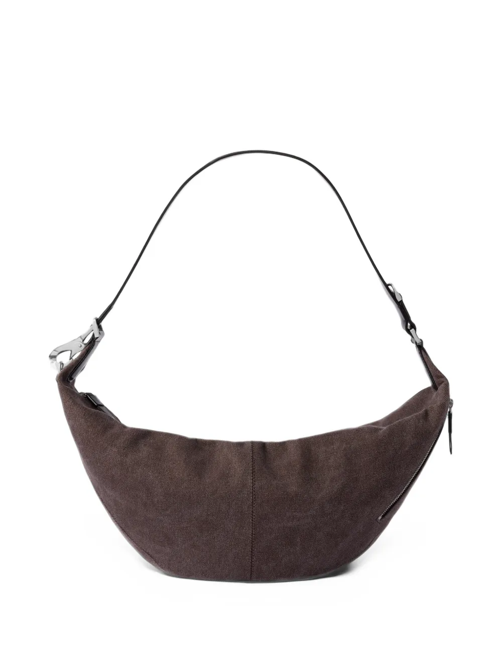 LEMAIRE Quiver Clip bag in eco heavy cotton canvas Bruin