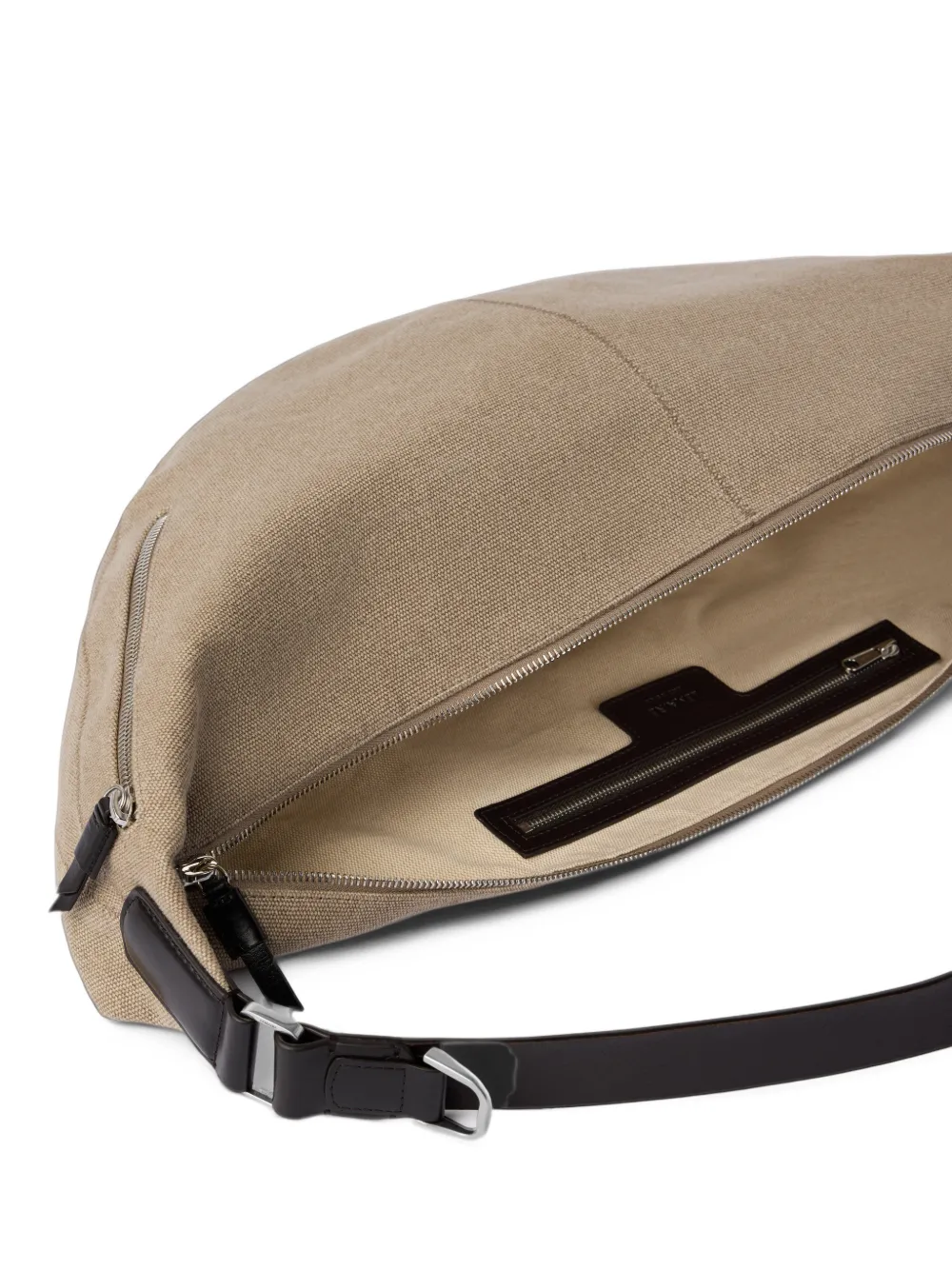 LEMAIRE Quiver Clip shoulder bag Beige