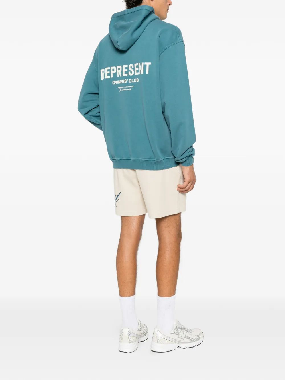 Represent Owners' Club logo-print hoodie Blauw