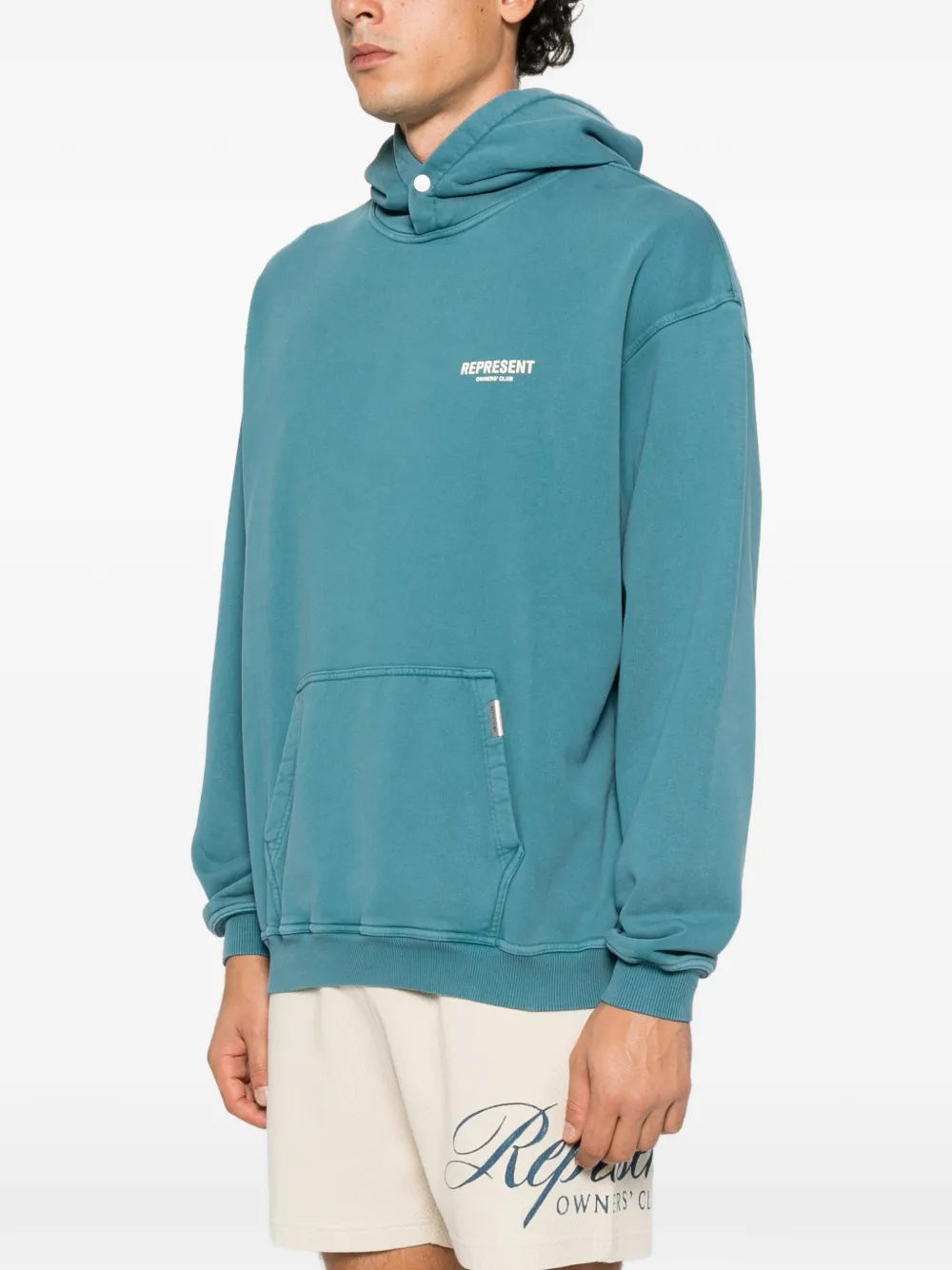 Represent Owners' Club logo-print hoodie Blauw