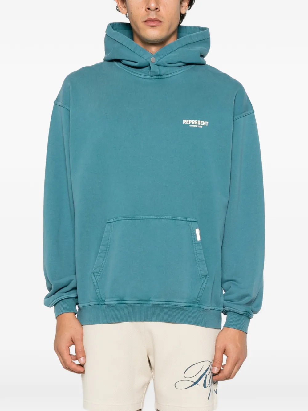 Represent Owners' Club logo-print hoodie Blauw