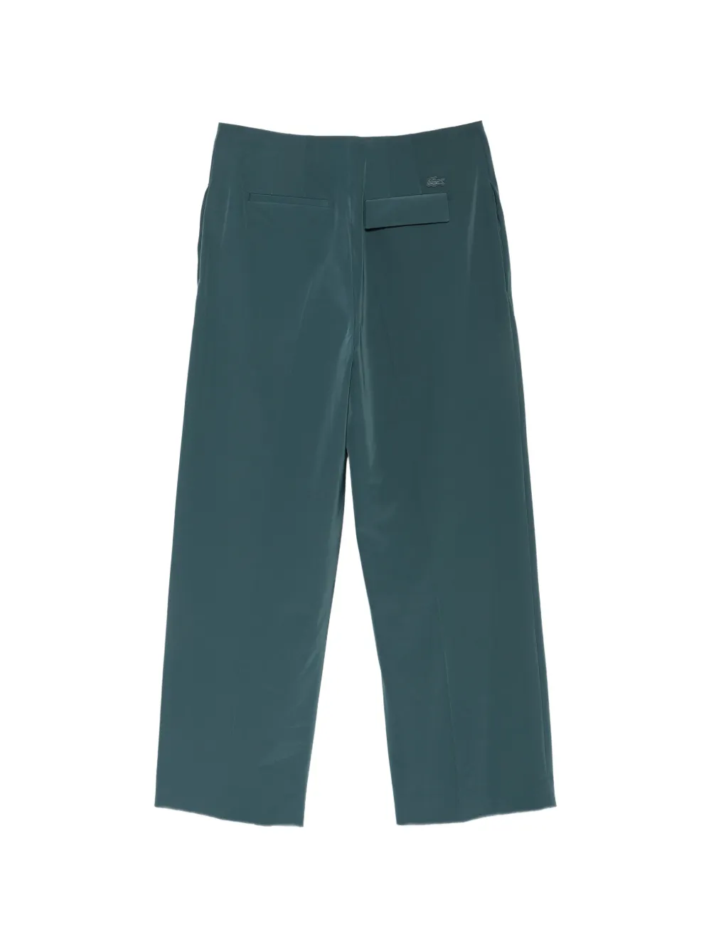 Lacoste Plooibroek met wijde pijpen Groen
