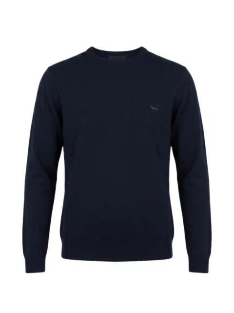 Harmont & Blaine logo-embroidered crew-neck sweater