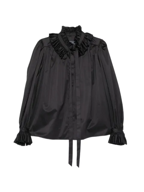 STYLAND ruffled tie-fastening shirt