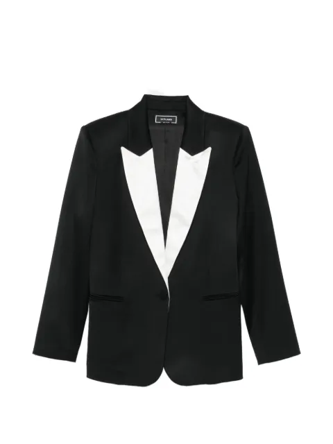 STYLAND silk-lapel tuxedo blazer