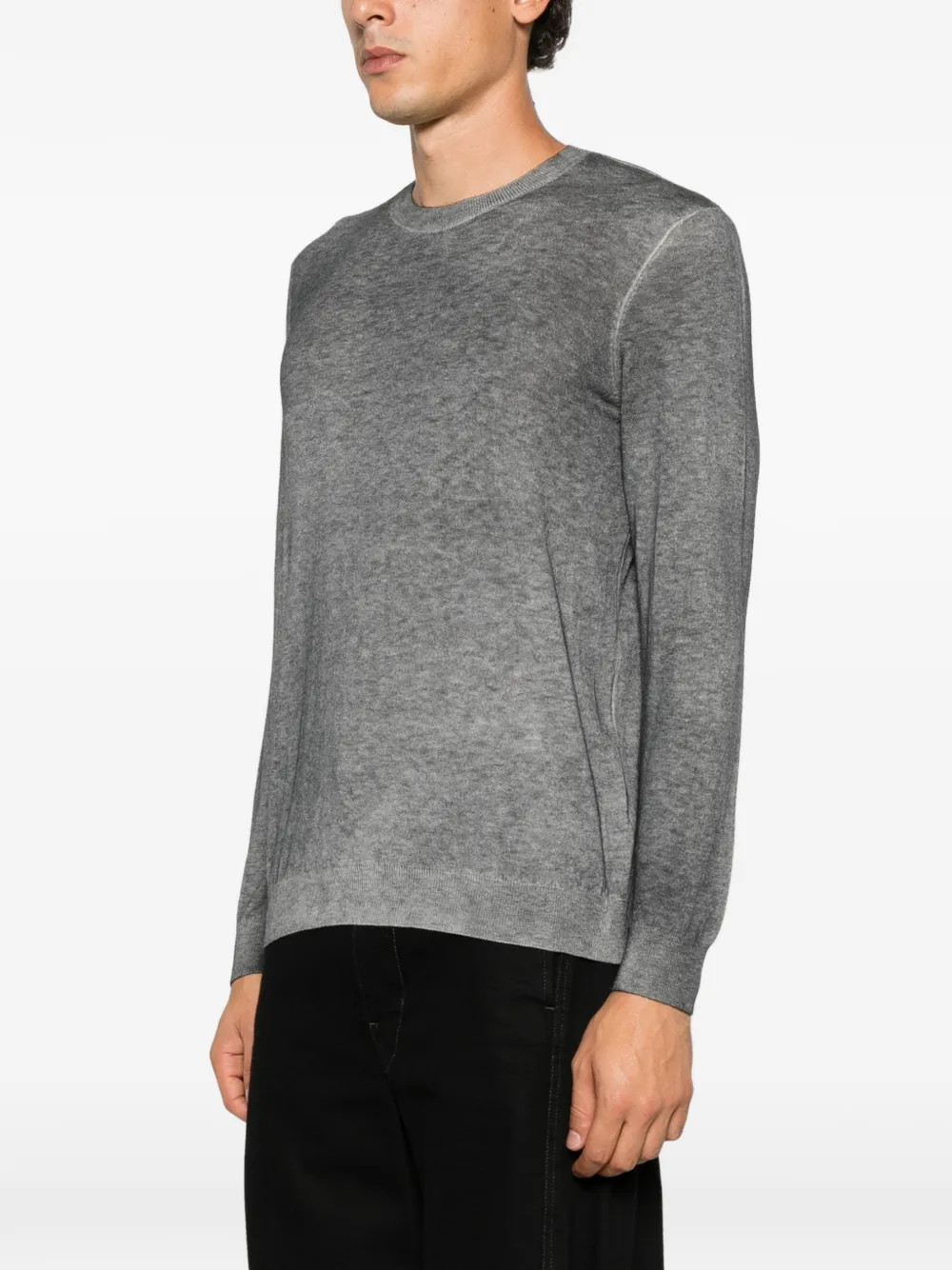 Avant Toi crew-neck knitted sweater Grijs
