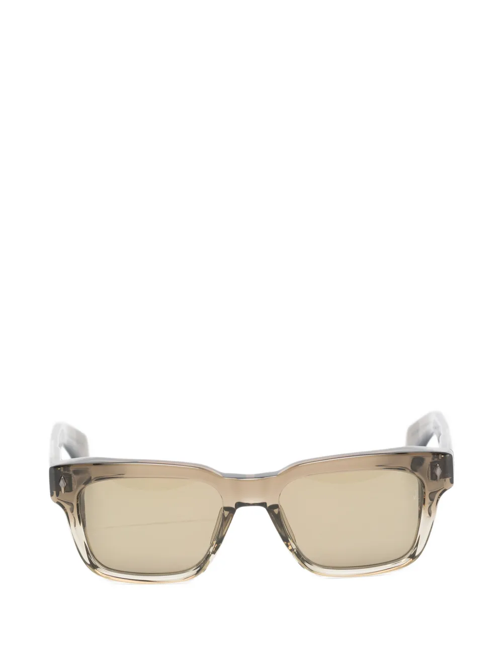 Jacques Marie Mage Molino rectangle-frame sunglasses Bruin