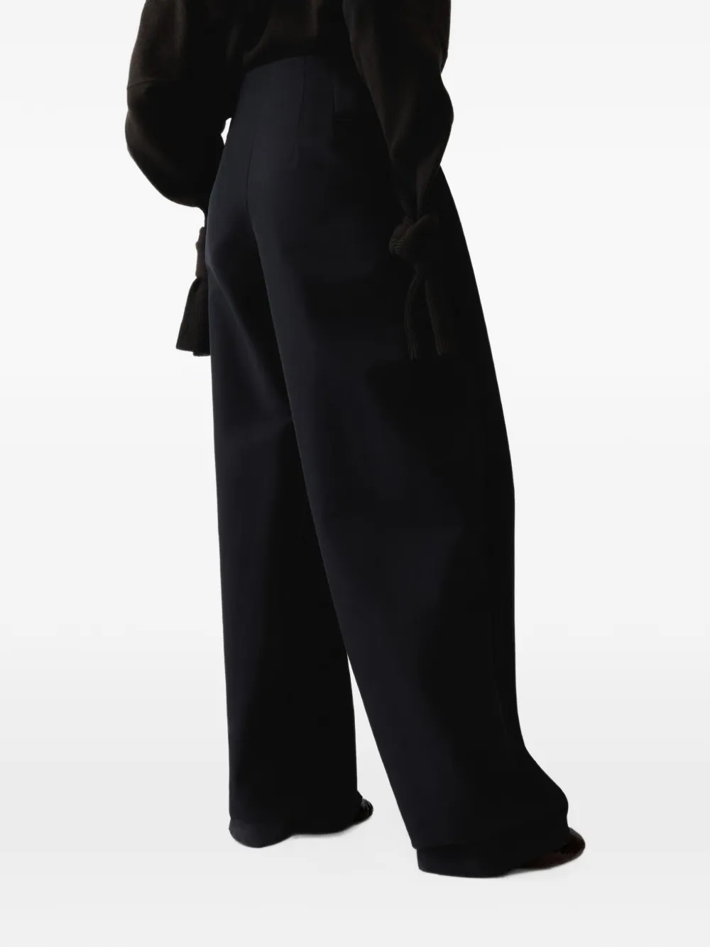 Jacquemus Cubisto high-waisted pants Zwart