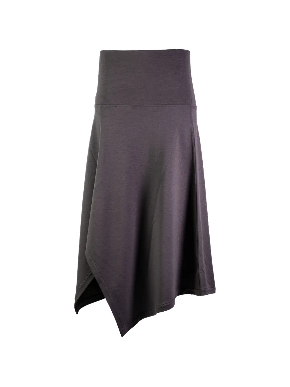 LEMAIRE asymmetric-hem high-waisted midi skirt Grijs
