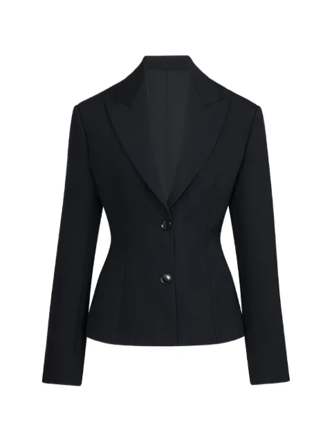Alaïa light wool single-breasted jacket