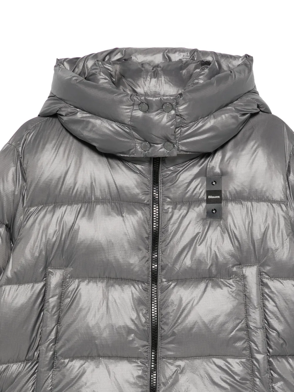 Blauer Gloria quilted puffer jacket Grijs
