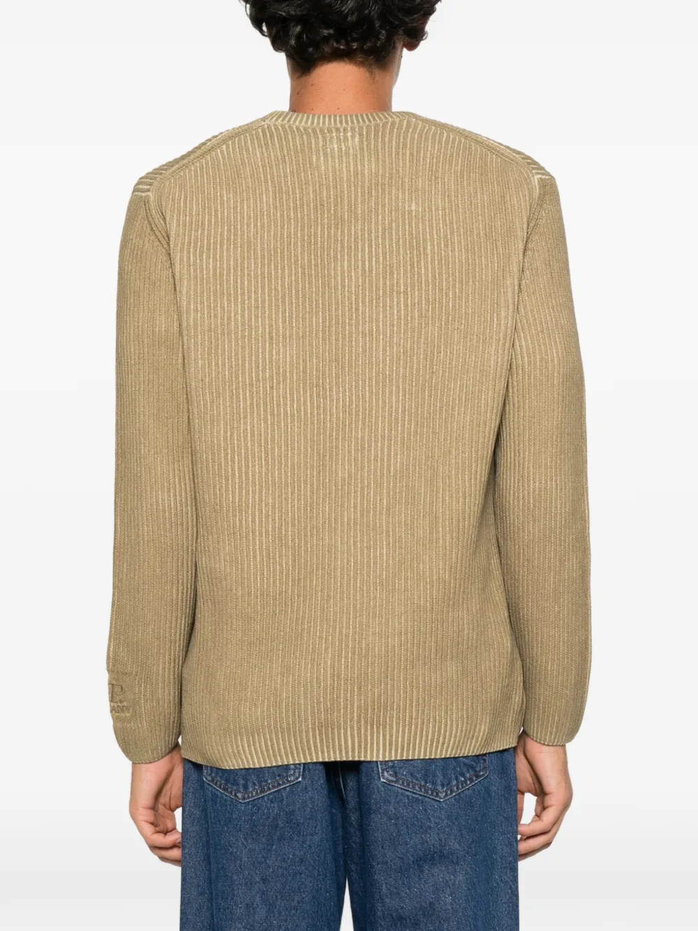 C.P. Company ribbed-knit sweater Beige