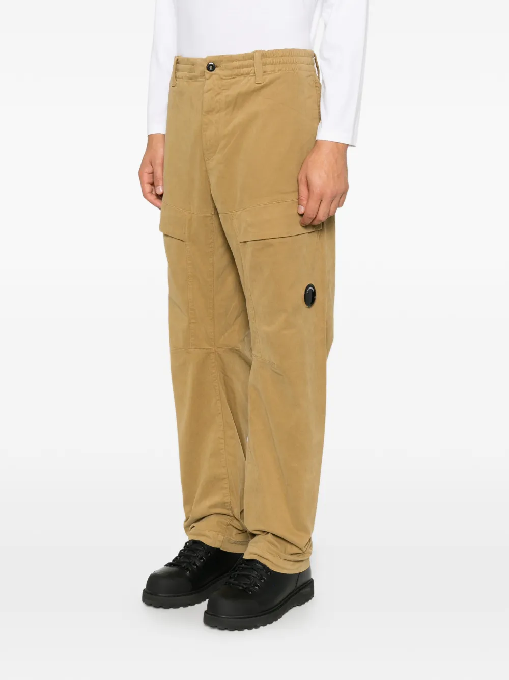 C.P. Company Lens-detail cargo pants Beige