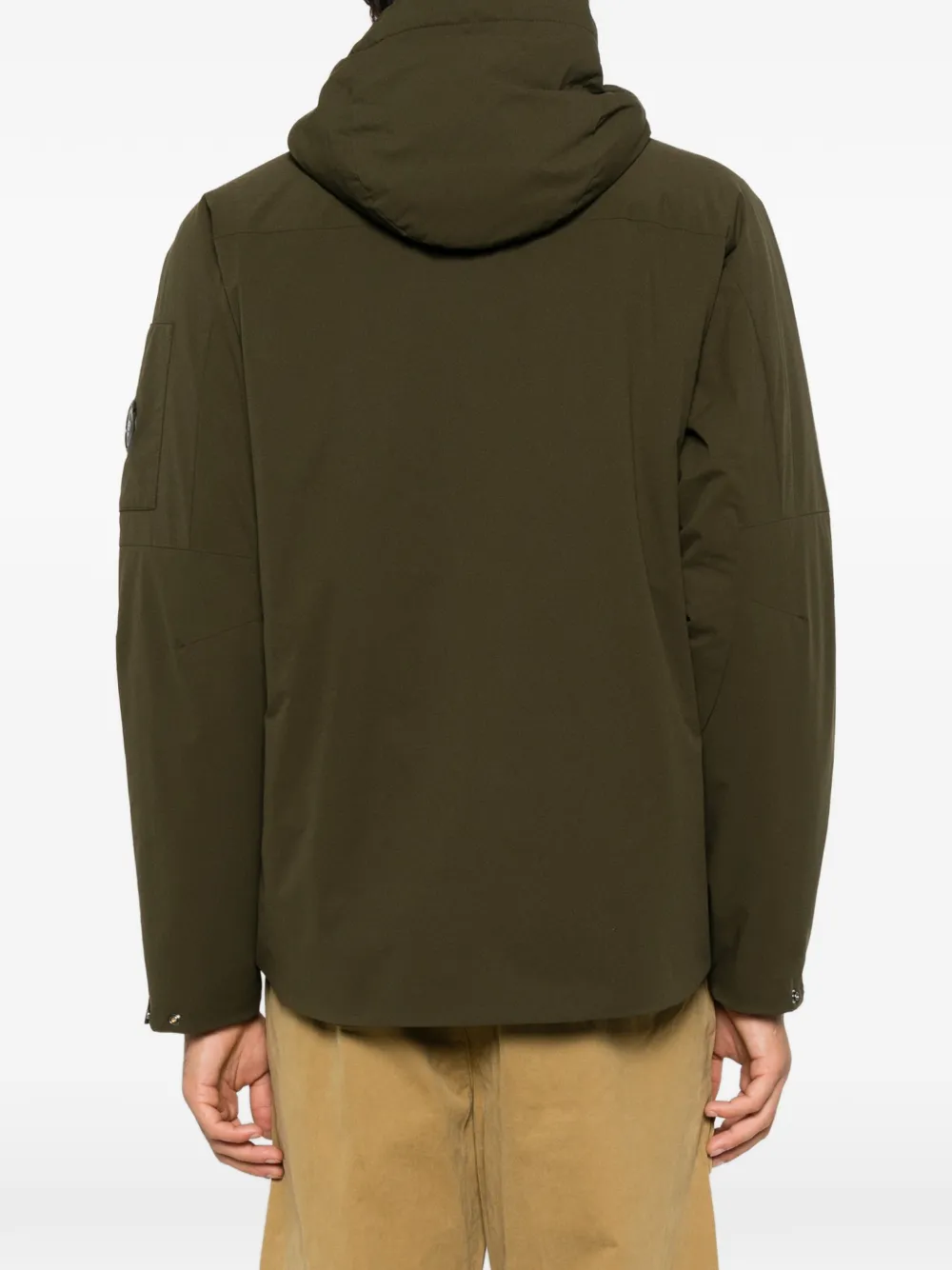 C.P. Company Pro-Tek Lens-detail hooded jacket Groen