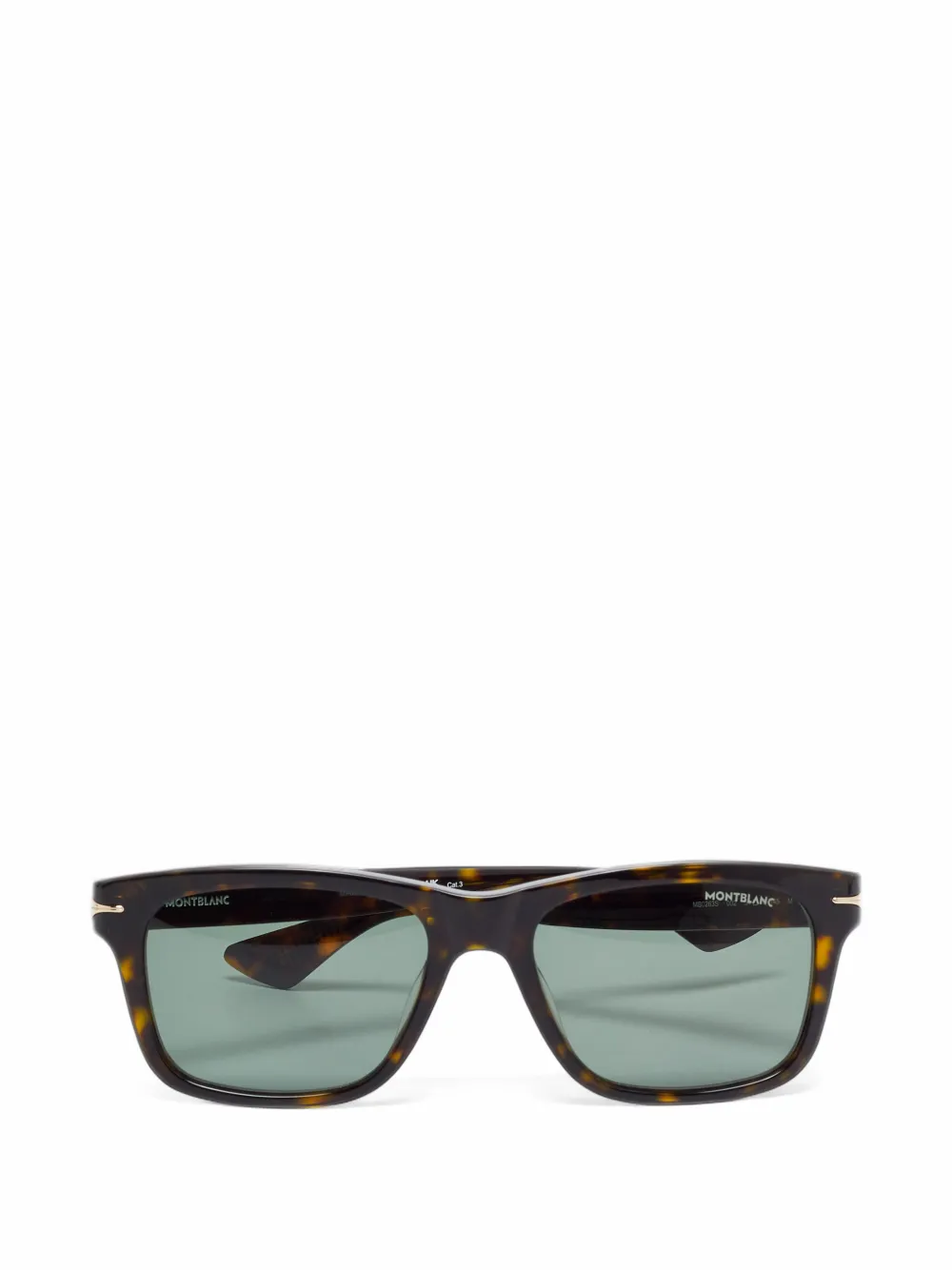 Montblanc Wayfarer square-frame sunglasses - Marrone