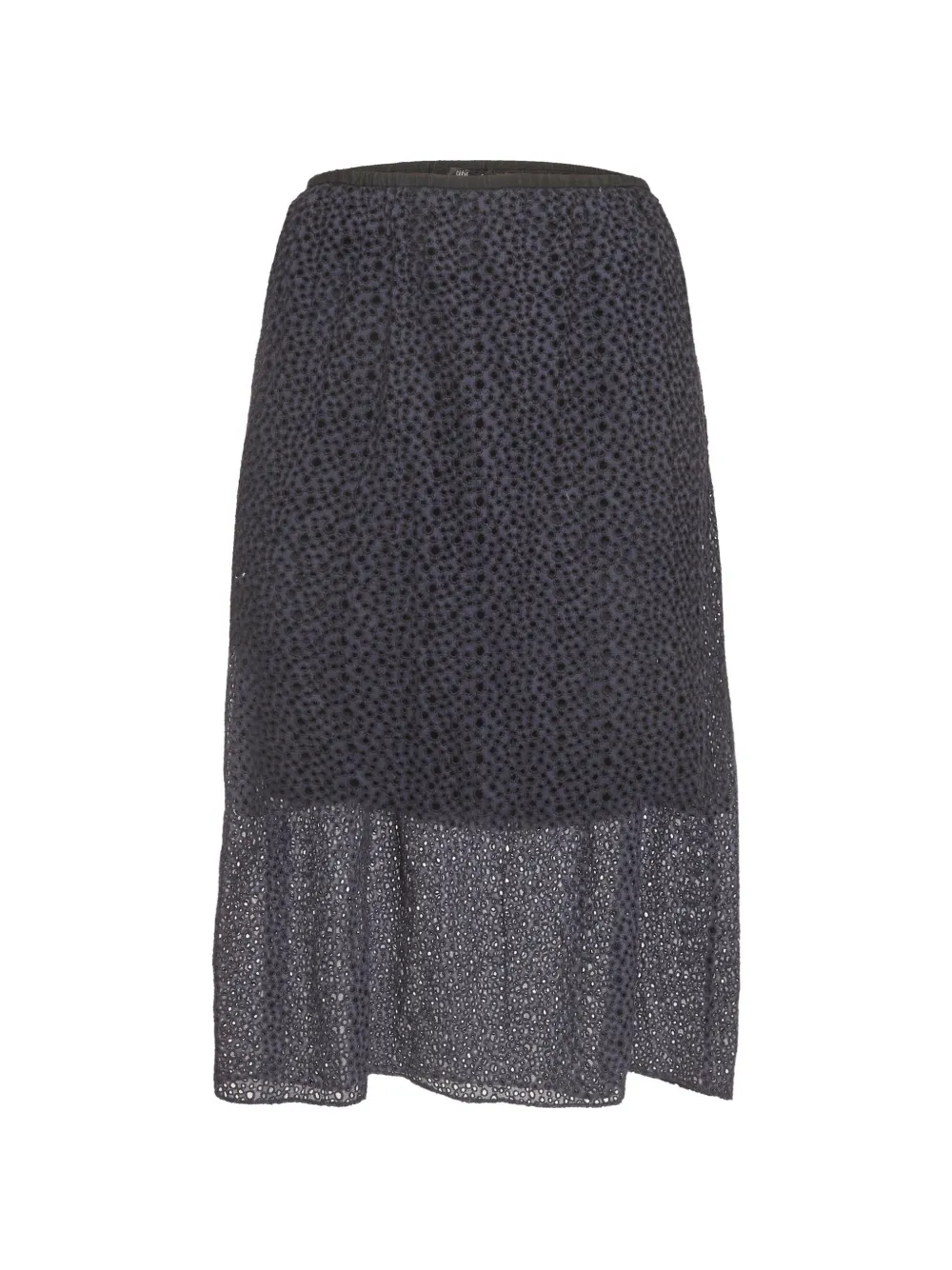 Tibi eyelet flared midi skirt - Blau