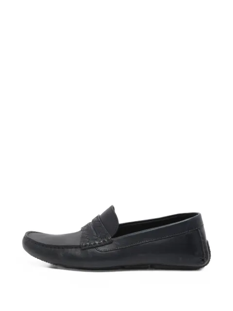 Bottega Veneta Pre-Owned Wave Driver Intrecciato loafers