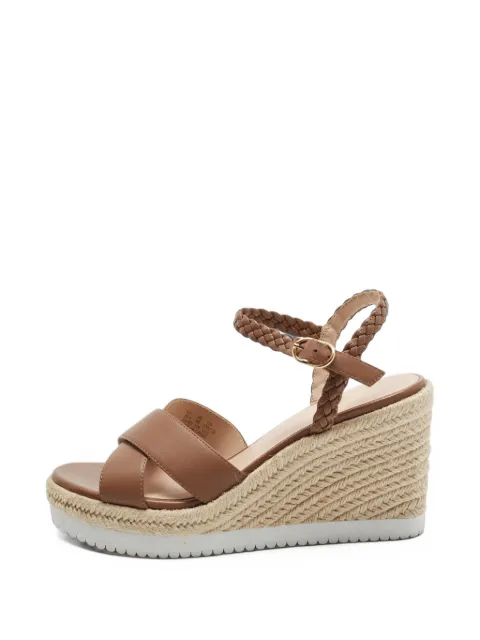 Stuart Weitzman braided wedge sandals