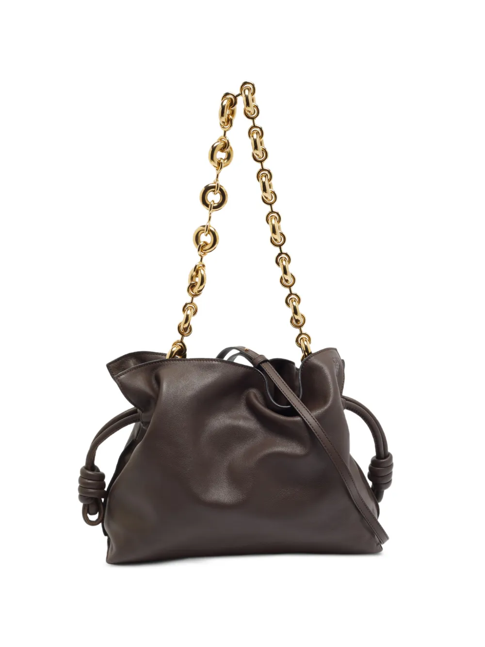 Loewe Pre-Owned medium Flamenco drawstring shoulder bag - Marrone