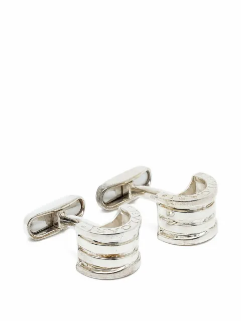 Bvlgari Pre-Owned B.Zero1 sterling silver cufflinks