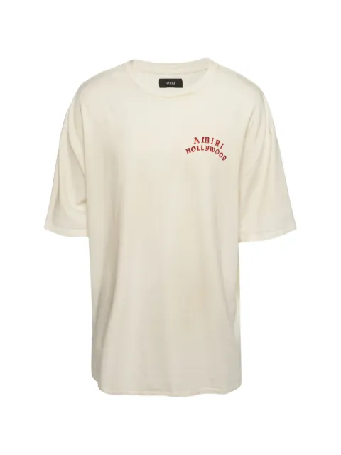 AMIRI logo-print crew-neck T-shirt