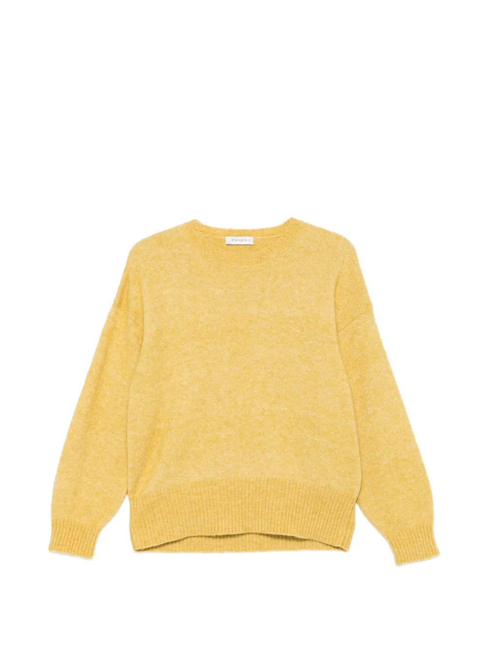 Kangra crew-neck knitted sweater - Gelb