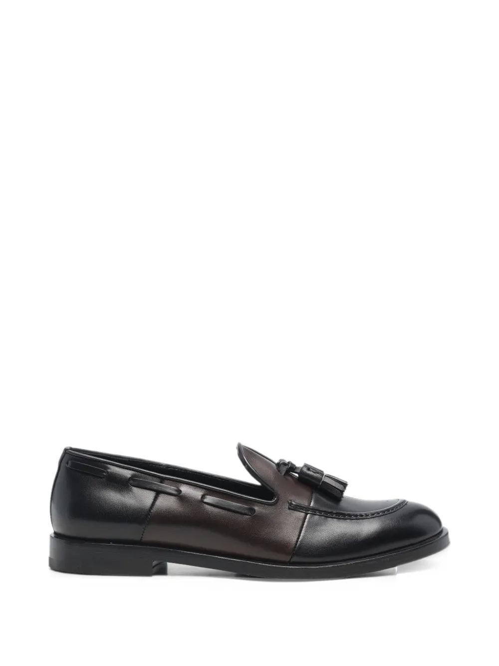 Fratelli Rossetti tassel-detail leather ballet flats - Noir