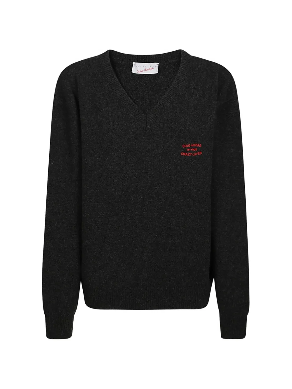 Giada Benincasa pull Crazy Lover à col v - Gris Giada Benincasa pull Crazy Lover à col v - Gris