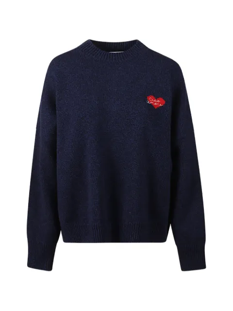 Giada Benincasa Heartbeat heart-motif sweater